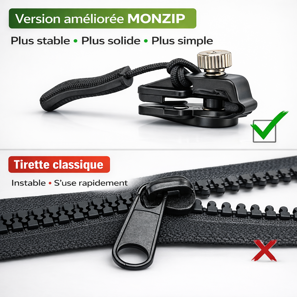 MONZIP — RÉPAREZ VOTRE ZIP EN 5 SECONDES